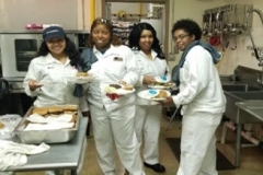 YMA Working at the Soup Kitchen